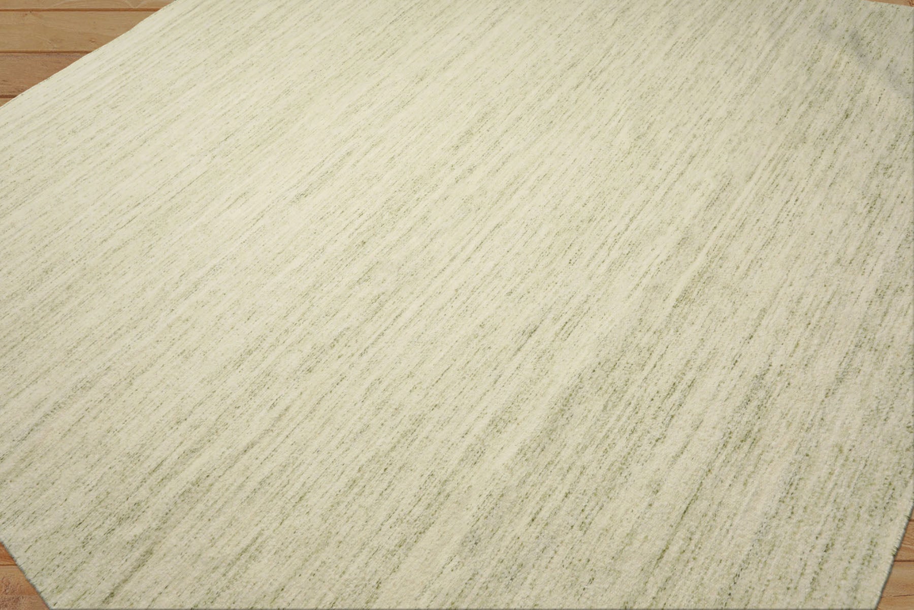 9x12 Ivory, Sage, Color Hand Woven  New Zealand Wool & Mohair Modern Oriental Rug