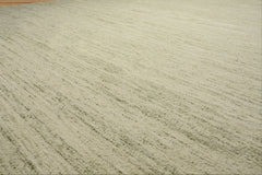 9x12 Ivory, Sage, Color Hand Woven  New Zealand Wool & Mohair Modern Oriental Rug