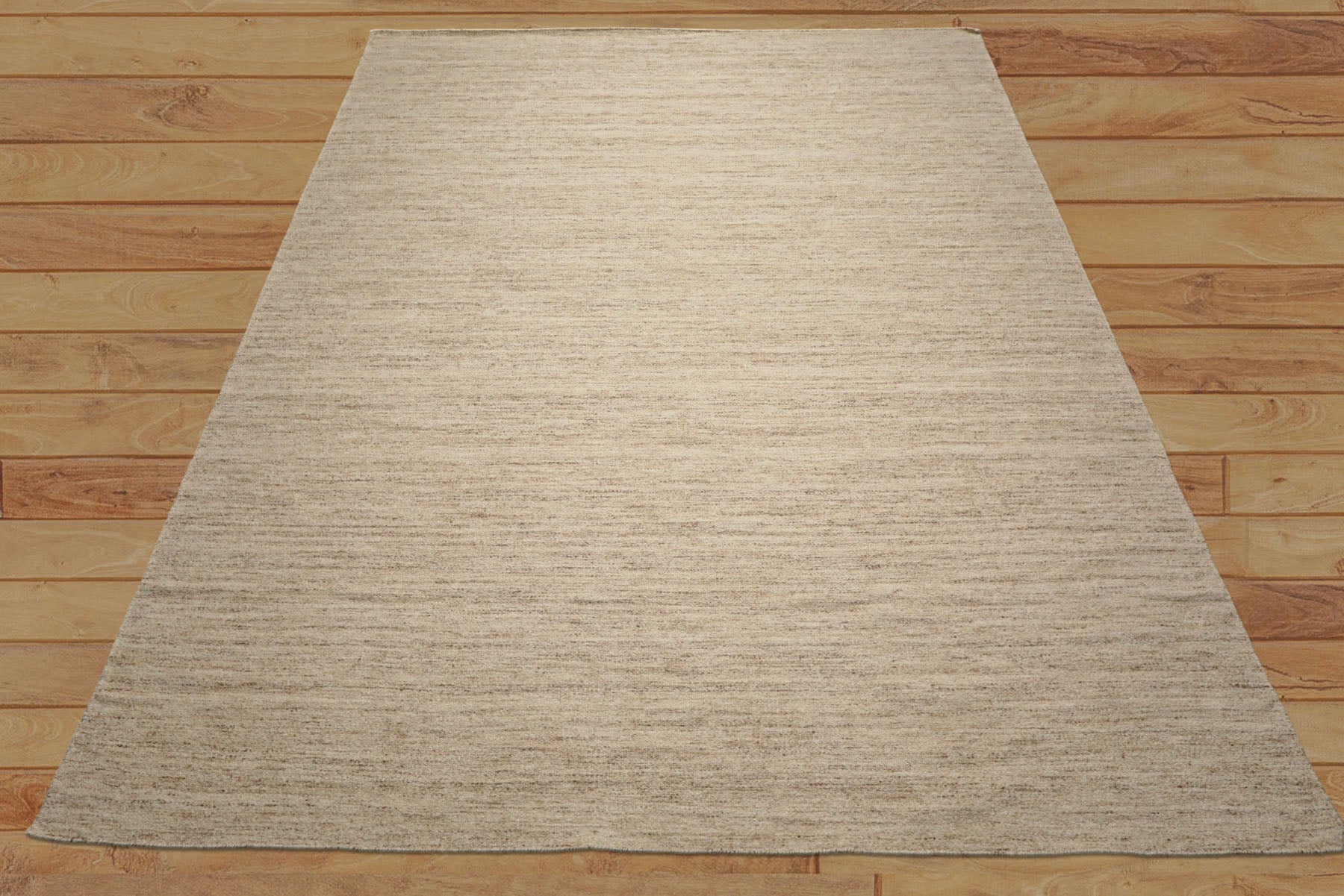 9x12 Ivory, Oatmeal, Color Hand Woven  New Zealand Wool & Mohair Modern Oriental Rug