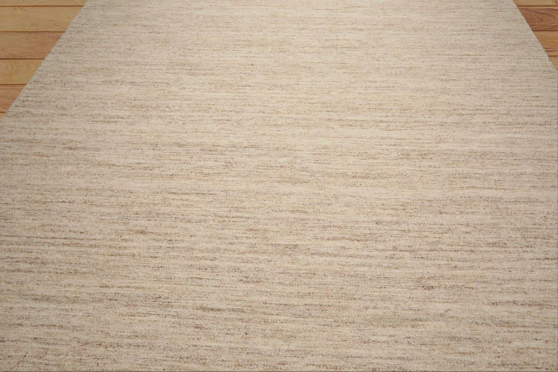 9x12 Ivory, Oatmeal, Color Hand Woven  New Zealand Wool & Mohair Modern Oriental Rug