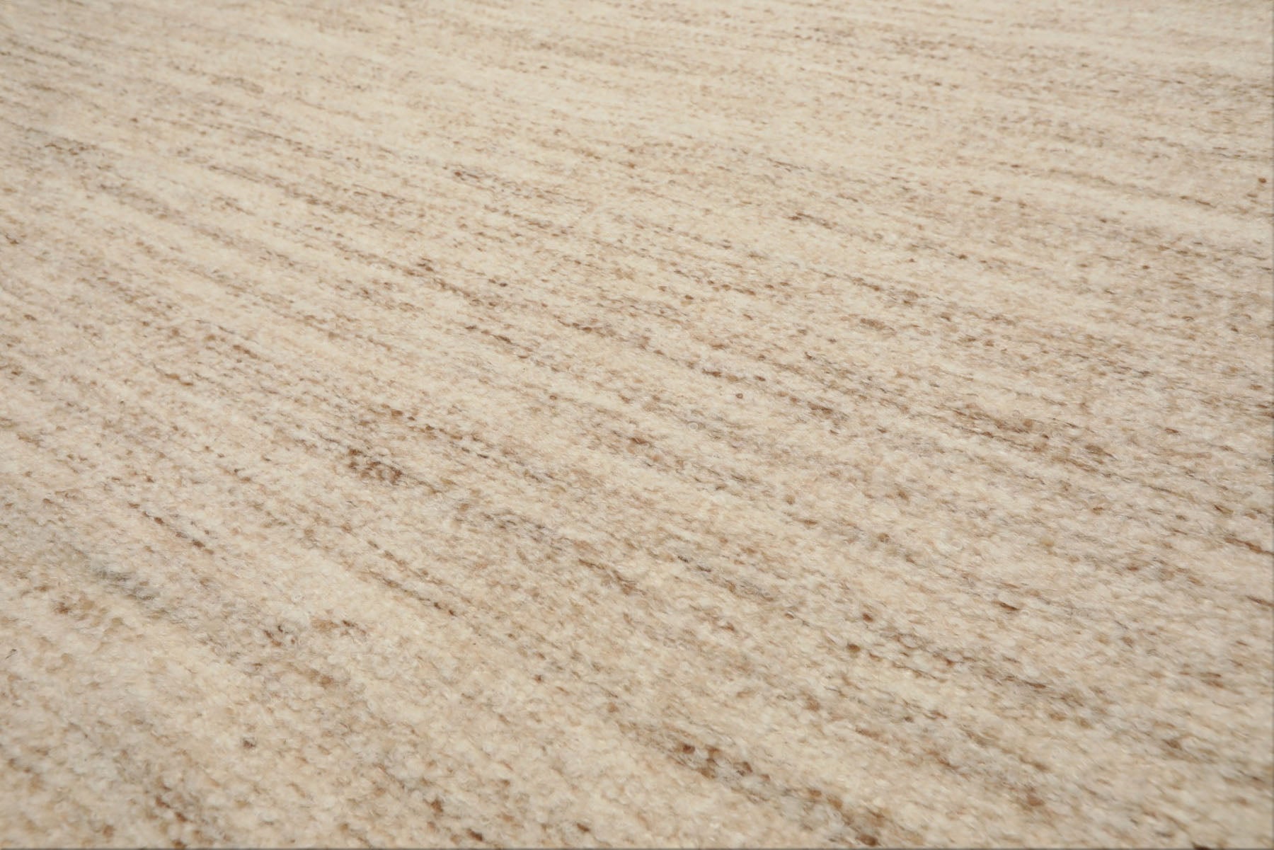 9x12 Ivory, Oatmeal, Color Hand Woven  New Zealand Wool & Mohair Modern Oriental Rug