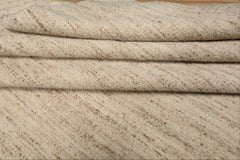 9x12 Ivory, Oatmeal, Color Hand Woven  New Zealand Wool & Mohair Modern Oriental Rug