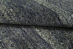 8x10 Blue, Multi, Color Hand Knotted Peshawar Wool Transitional Oriental Rug