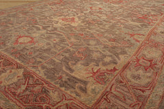 Multi Size Brown Taupe Coral Color Hand Tufted  Wool Traditional Oriental Rug