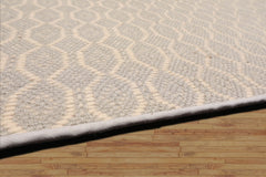 Parkor Geometric Gray Flatweave Area Rug LoomBloom Hand Woven Contemporary 100% New Zealand Wool Oriental