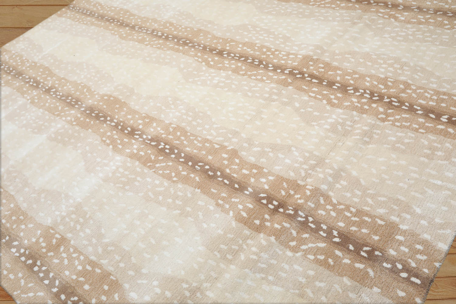 Multi Size Multicolor Tan Brown Color Hand Tufted Animal Print 100% Wool Modern Oriental Rug