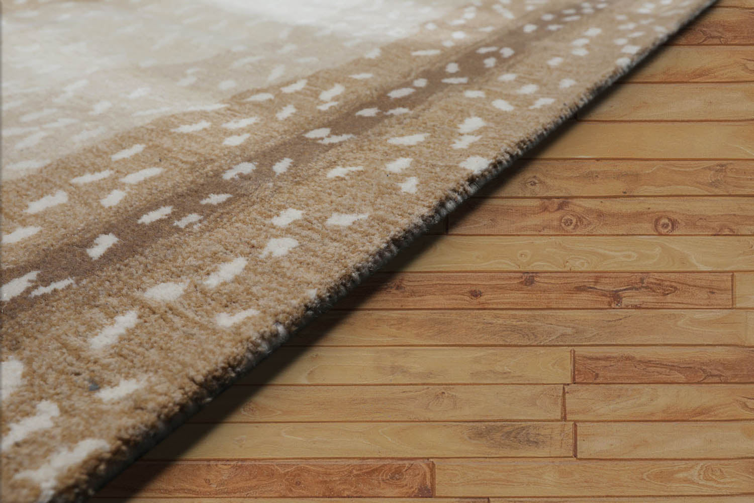 Multi Size Multicolor Tan Brown Color Hand Tufted Animal Print 100% Wool Modern Oriental Rug