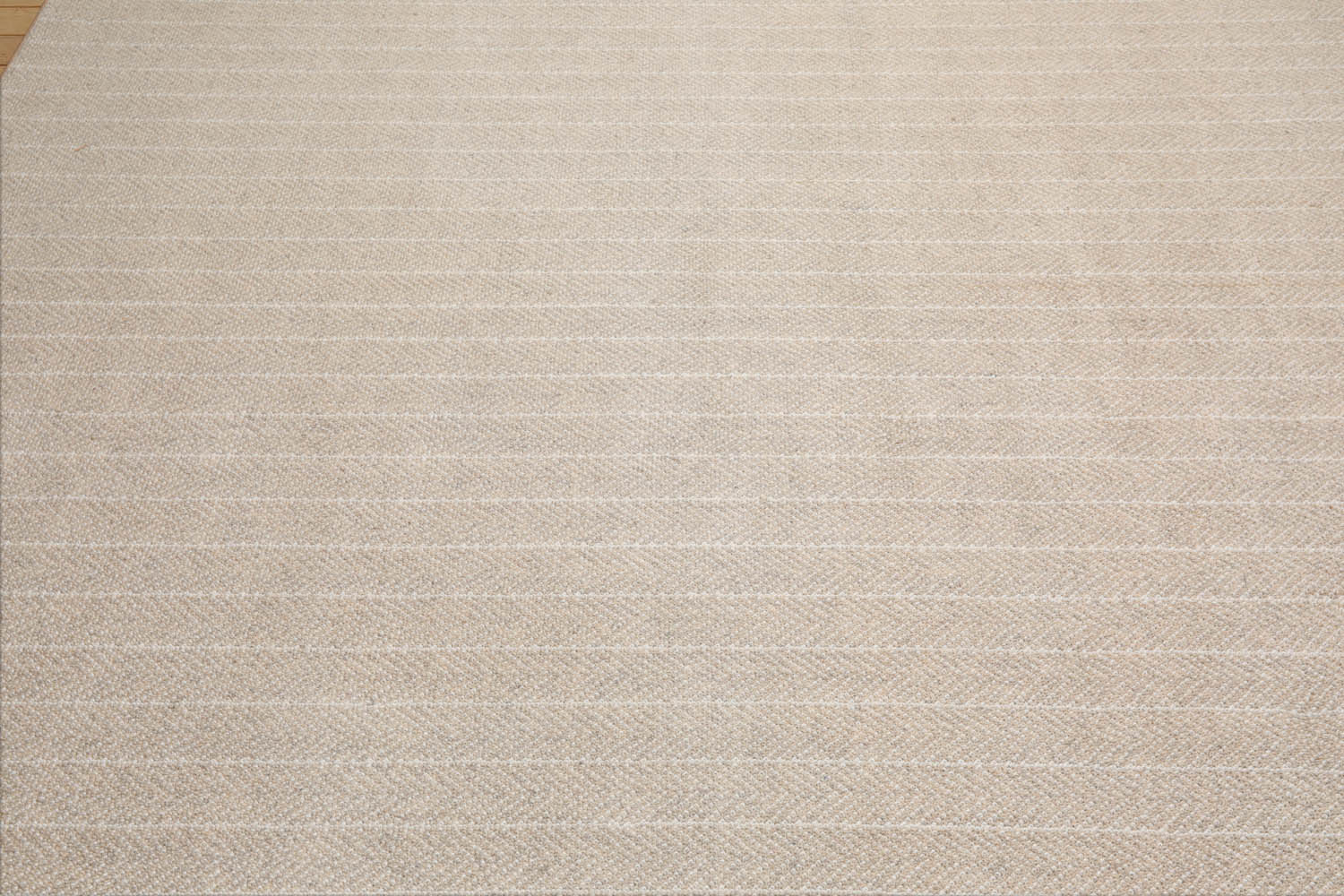 Hasten 100% New Zealand Wool LoomBloom Beige Hand Tufted Berber Rug Multi Size Contemporary Herringbone Design