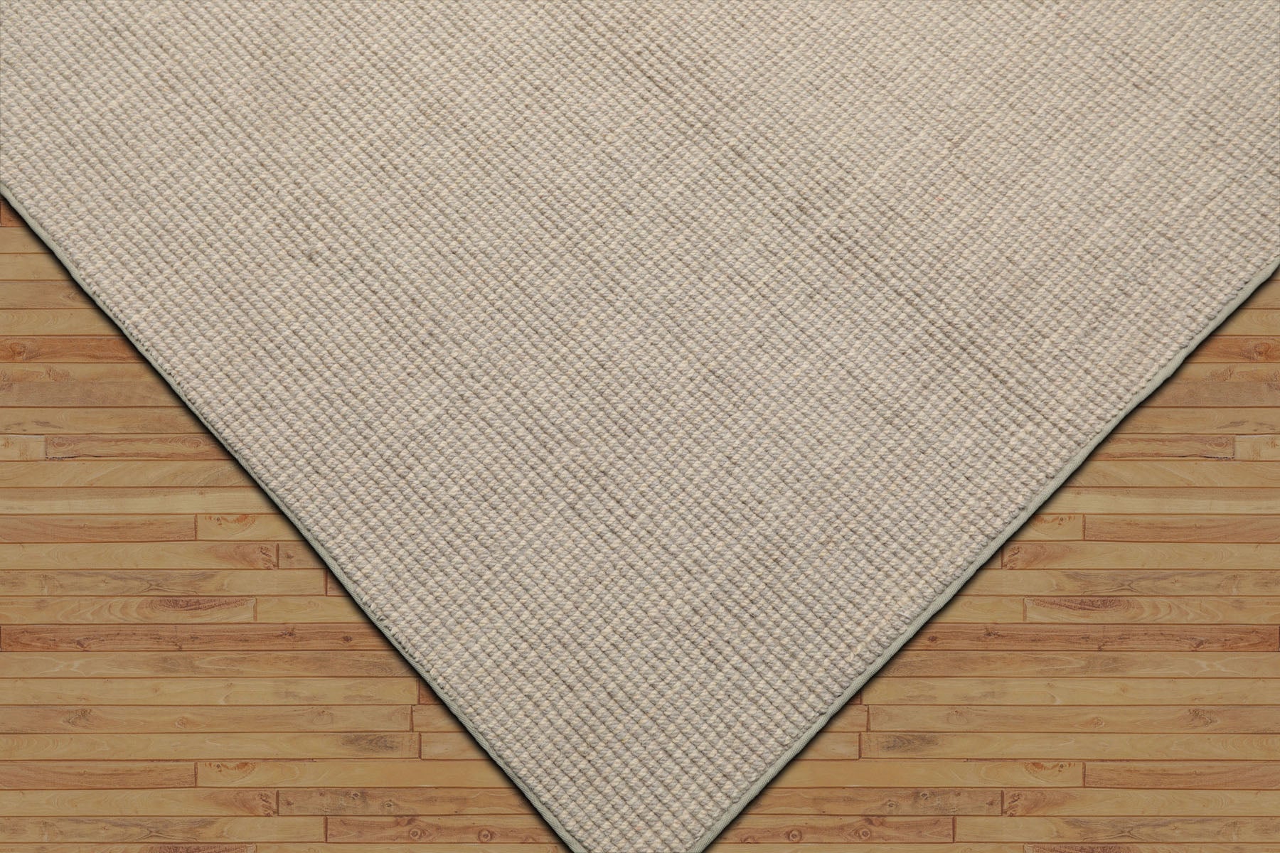 Beige Handmade Wool Rug Stair/Hallway Runner Custom Size 31-Inch Wide Choose Length Up to 30 Feet