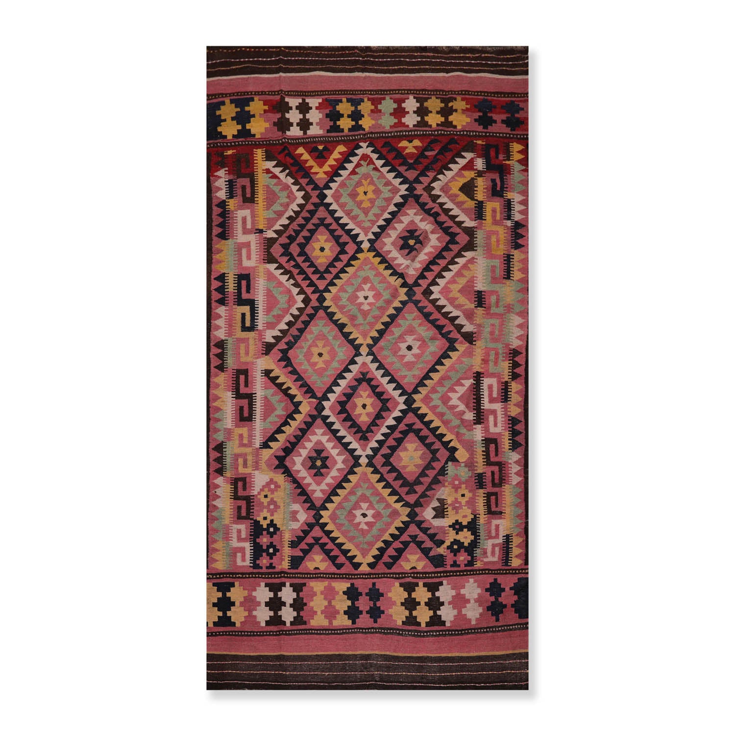 Palace Rose, Chocolate, Gold Color Hand Knotted All-Over 100% Wool Traditional-Persian/Oriental Oriental Rug