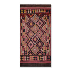 Palace Rose, Chocolate, Gold Color Hand Knotted All-Over 100% Wool Traditional-Persian/Oriental Oriental Rug