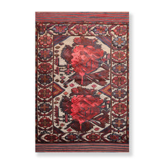 4x6 Beige, Rose, Brown Color Hand Knotted Floral 100% Wool Traditional-Persian/Oriental Oriental Rug