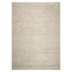 10x14 Mint, Beige, Tan Color Hand Knotted AfghanOushak 100% Wool Transitional Oriental Rug