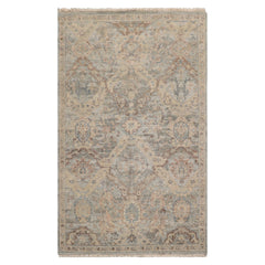 LoomBloom Mint 3'x5' Traditional Distressed Quality Hand Knotted Wool Oriental Area Rug