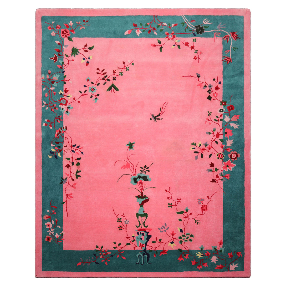 Multi Size Multi Color Chinese Art Deco New Zealand Wool Hand Tufted Oriental Area Rug