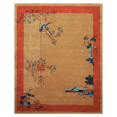 Multi Size Multi Color Chinese Art Deco New Zealand Wool Hand Tufted Oriental Area Rug