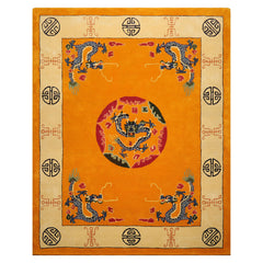 Multi Size Multi Color Chinese Art Deco New Zealand Wool Hand Tufted Oriental Area Rug