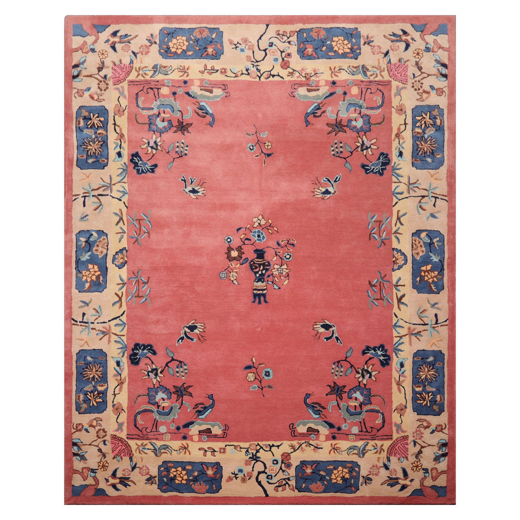 Multi Size Multi Color Chinese Art Deco New Zealand Wool Hand Tufted Oriental Area Rug