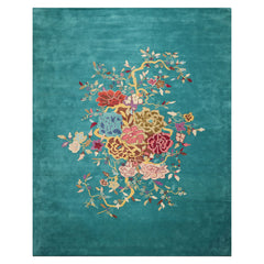 Multi Size Multi Color Chinese Art Deco New Zealand Wool Hand Tufted Oriental Area Rug