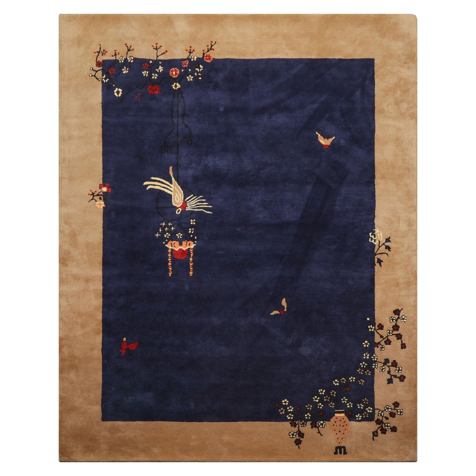 Multi Size Multi Color Chinese Art Deco New Zealand Wool Hand Tufted Oriental Area Rug