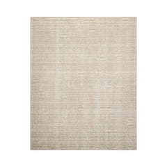 Leeiam Textured Beige Oriental Rug Multi Sizes LoomBloom Hand Woven Contemporary New Zealand Wool