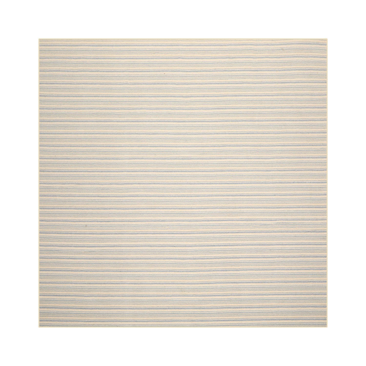 Verduzco Striped Ivory Area Rug LoomBloom Hand Woven Contemporary 100% New Zealand Wool Oriental