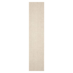 Feyza Hand Tufted Beige New Zealand Wool Textured Ribbed Rug in Multi Sizes by LoomBloom