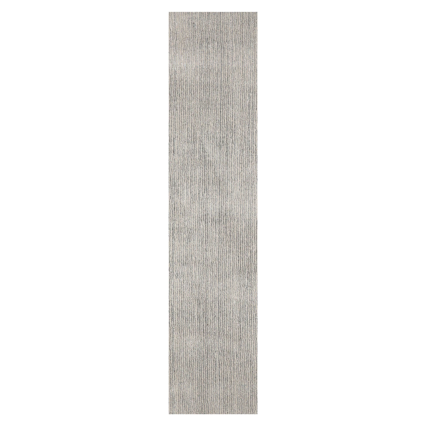 Inshore Hand Tufted Beige New Zealand Wool Textured Ribbed Rug in Multi Sizes by LoomBloom