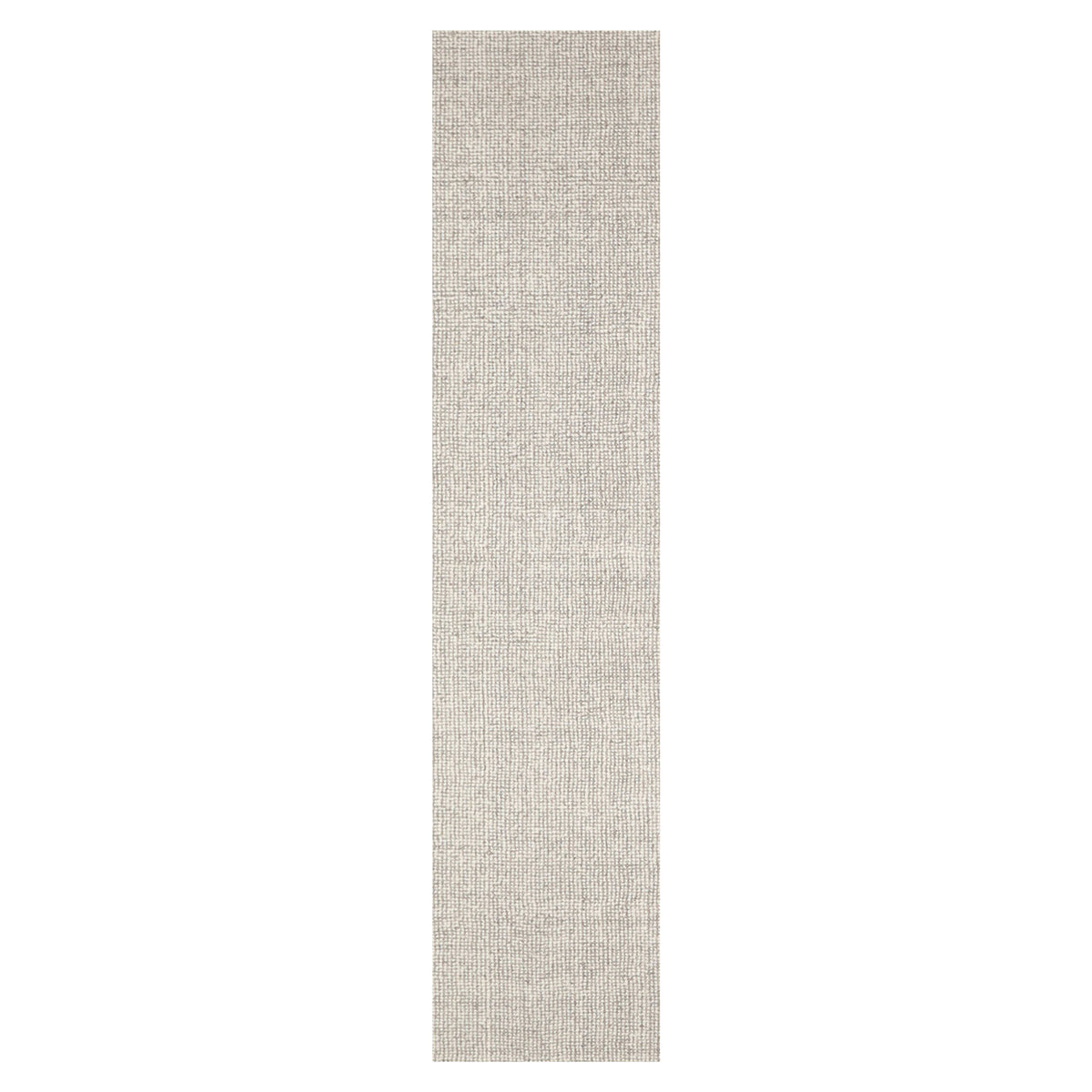 LoomBloom Ivory Hand Tufted Berber New Zealand Wool Oriental Area Rug in Various Sizes