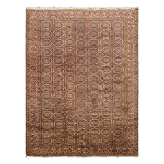 LoomBloom 6'5"x9'7" Beige Hand-Knotted Wool Keysari Rug Traditional Oriental Area Rug
