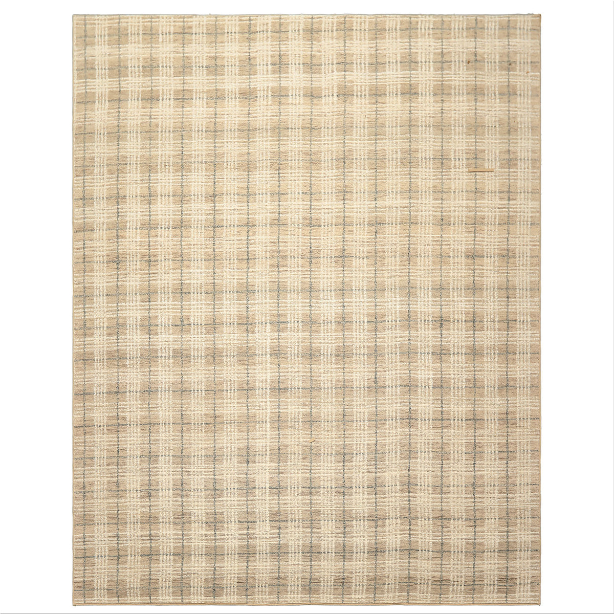 Multi Size Taupe Ivory Teal Color Hand Loomed  Wool Contemporary Oriental Rug