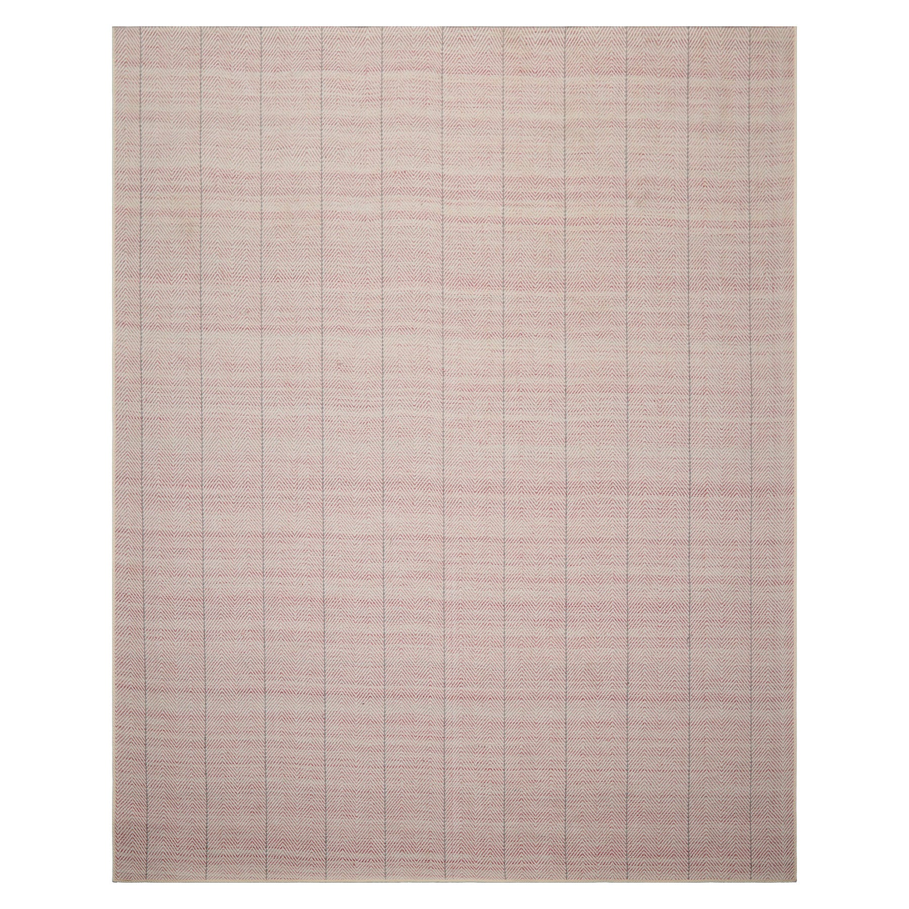 Multi Size Blush Ivory Gray Color Hand Loomed Flatweave Wool Modern Oriental Rug