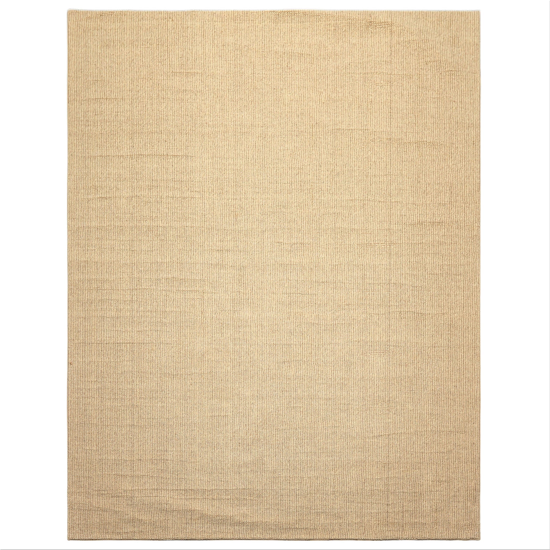 Multi Size Beige Tan Color Hand Loomed Berber Wool Contemporary Oriental Rug