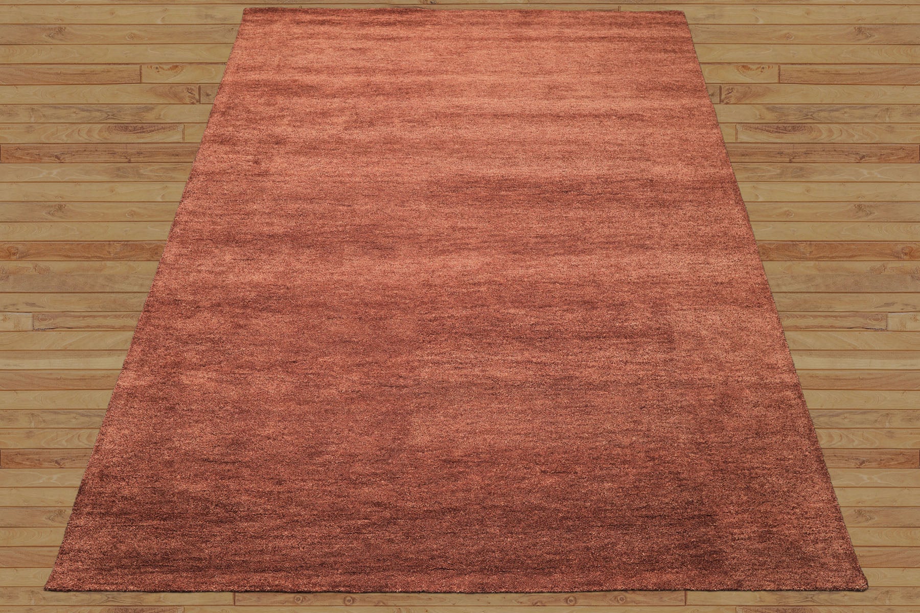 8x10 Rust, , Color Hand Woven  100% Wool Moder & Contemporary Oriental Rug