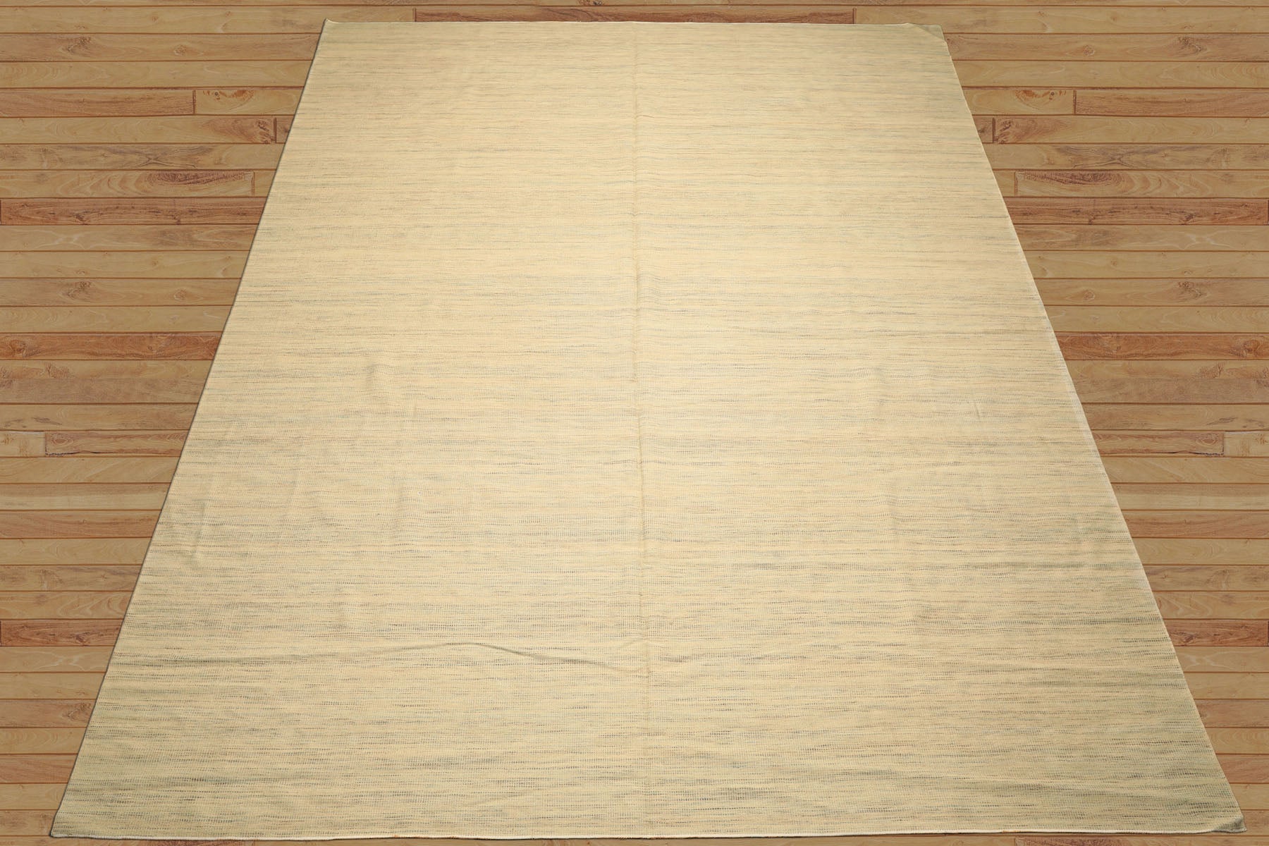 10x14 Ivory, Celadon, Multi Color Hand Woven Kilim Wool Modern & Contemporary Oriental Rug