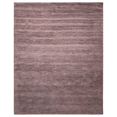 Aubergine Multi Size Modern & Contemporary Plush Pile Solid Grainy Texture Hand Tufted 100% Wool Oriental Area Rug