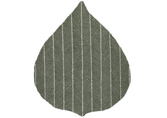 Multi Size Green Beige Color Hand Hooked Leaf Jute loop Contemporary Oriental Rug