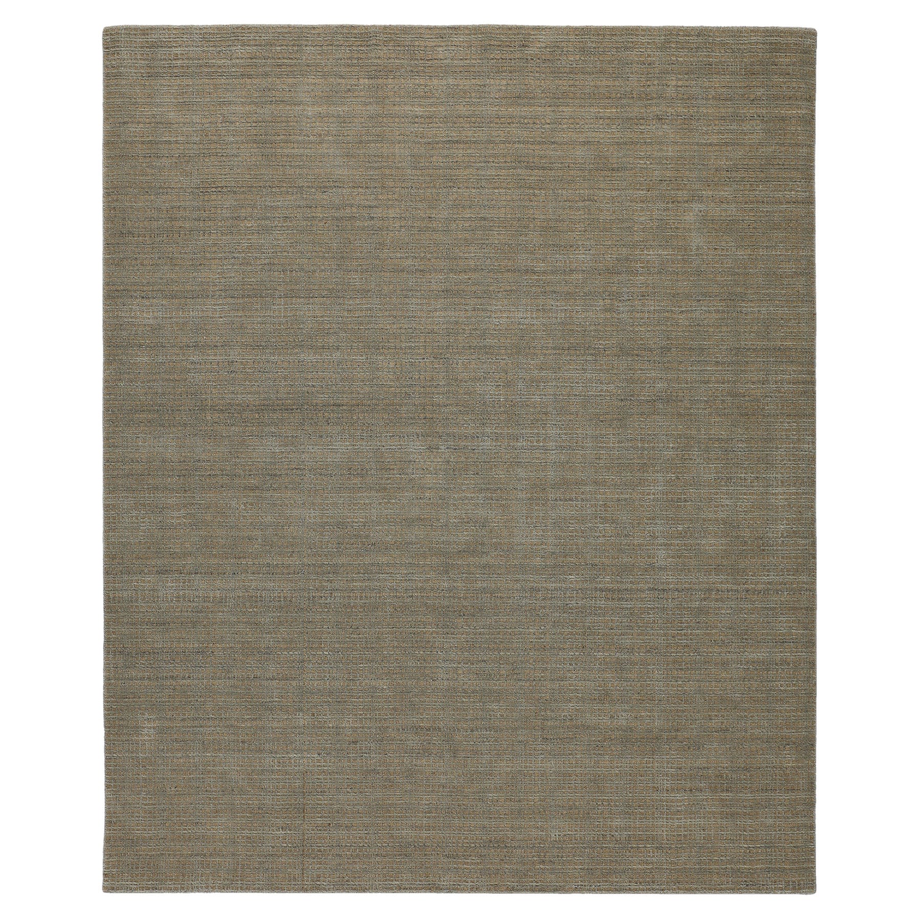 8x10 Tan, Gray, Color Hand Loomed  Wool & Jute Modern & Contemporary Oriental Rug