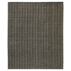 8x10 Tan, Black, Color Hand Loomed  Wool & Jute Modern & Contemporary Oriental Rug