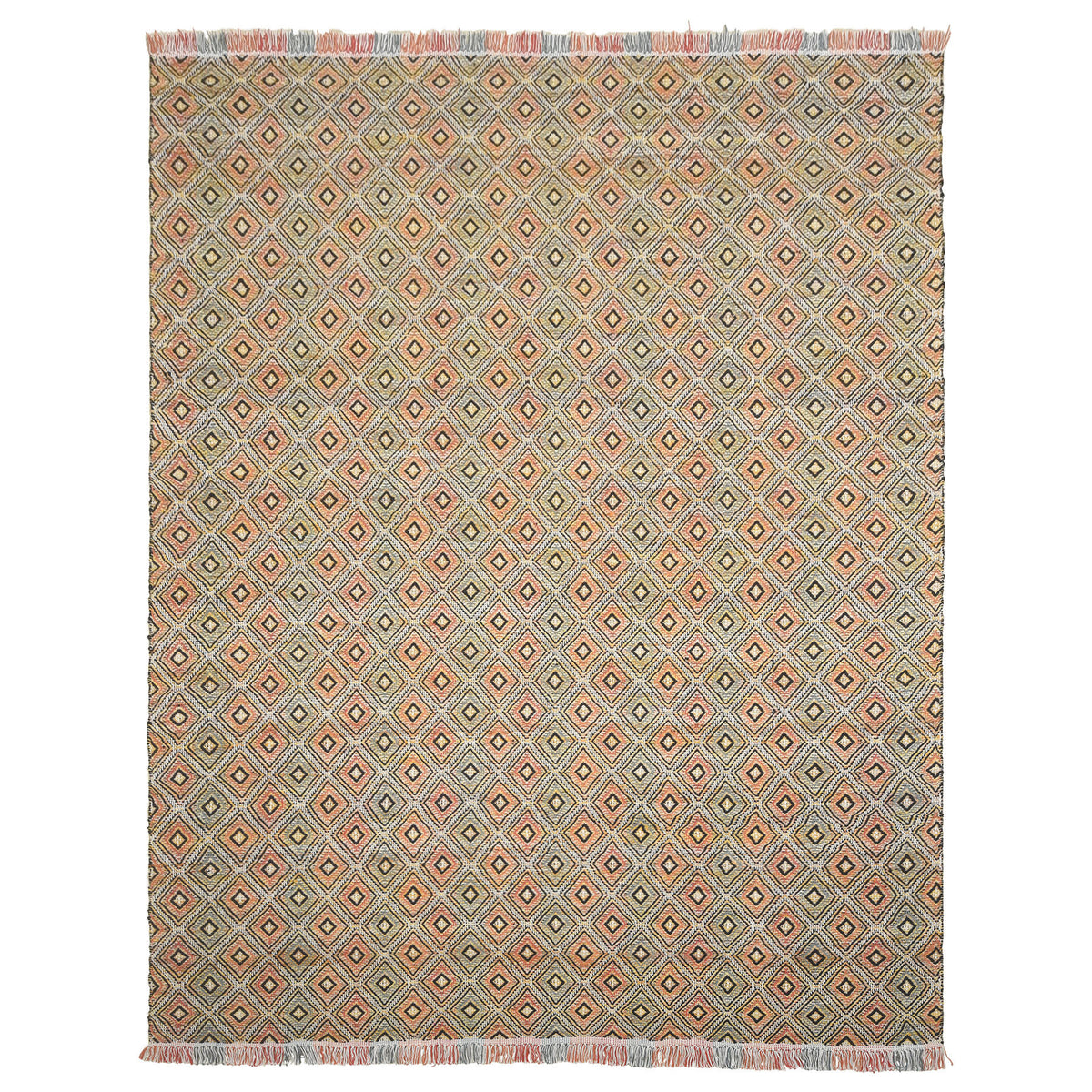 Multi Size Light gold Black Ivory Color Hand Woven  Wool Modern & Contemporary Oriental Rug