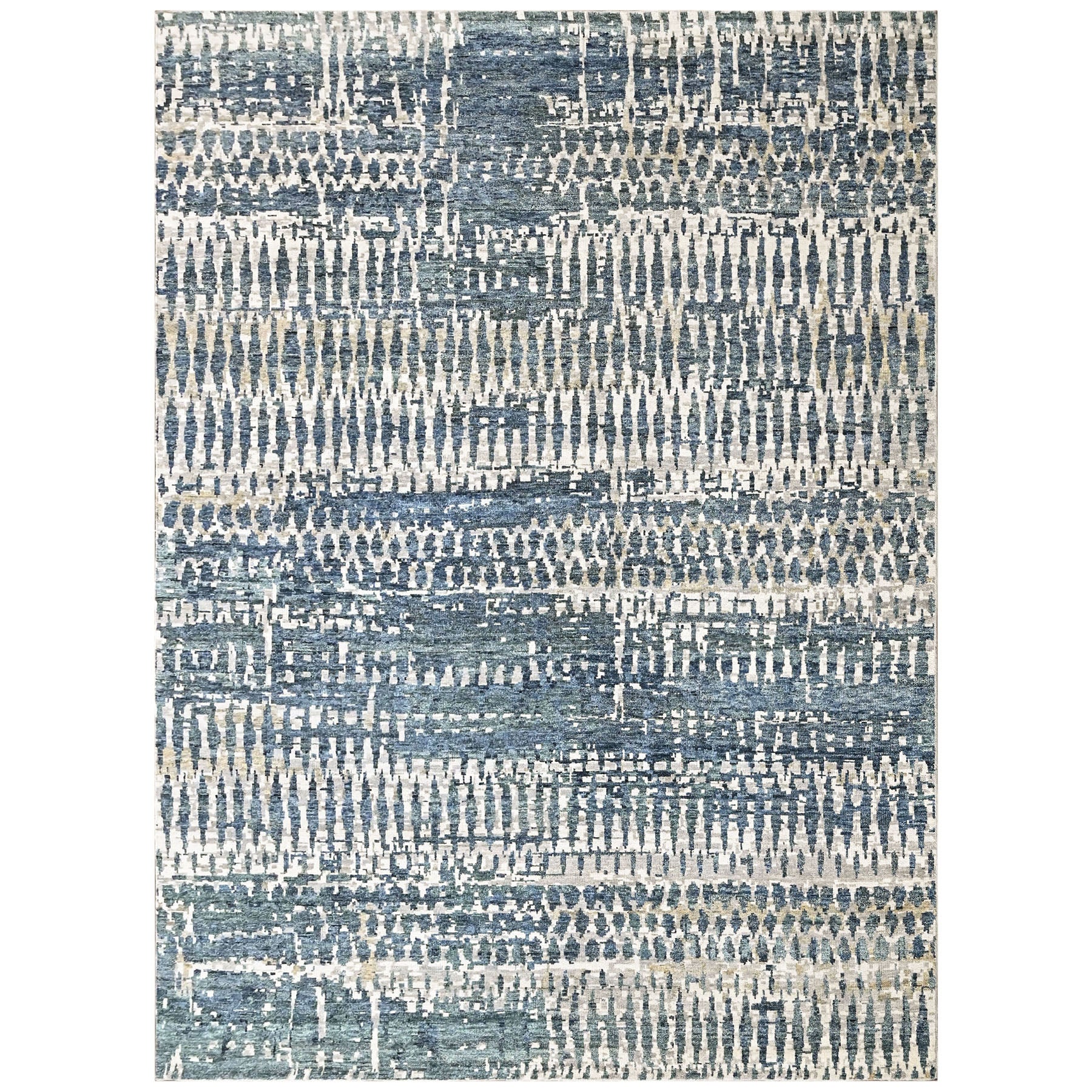 Gray Multi Size Oushak Modern Hand Knotted Wool Oriental Area Rug