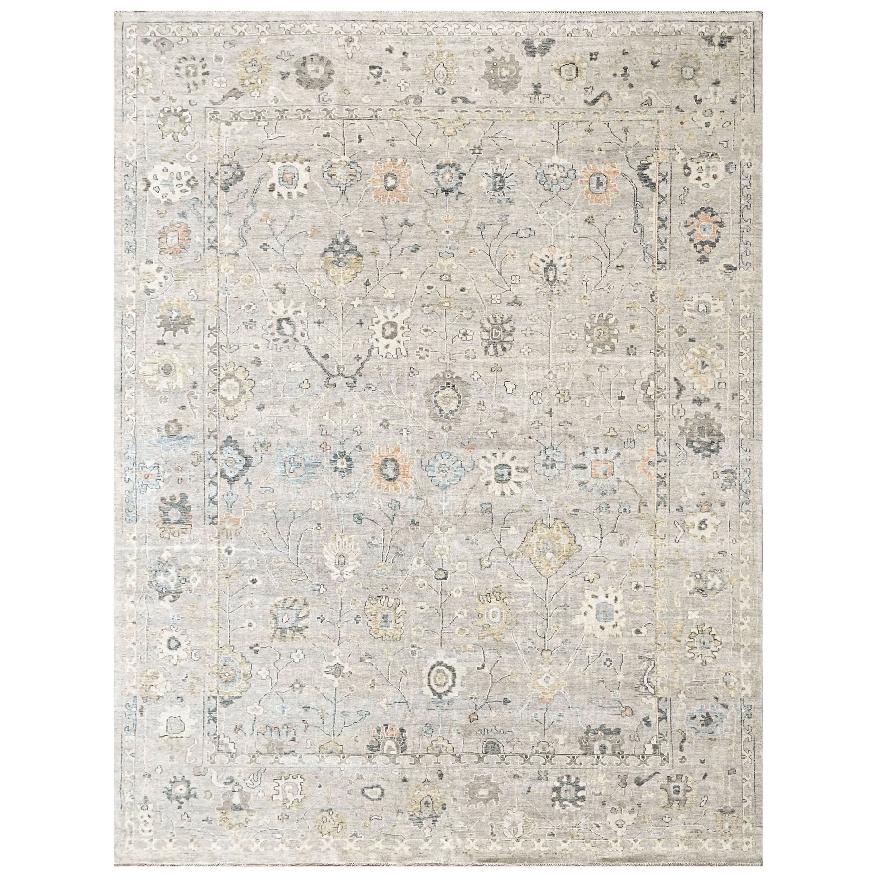 Mint 2'6''x8'6'' Oushak Transitional Hand Knotted Wool Oriental Area Rug