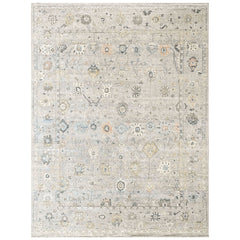 Mint 2'6''x8'6'' Oushak Transitional Hand Knotted Wool Oriental Area Rug