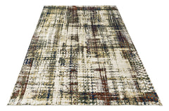9x12 Beige, Gray, Rust Color Power Loom Oushak Wool Modern Oriental Rug