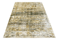 9x12 Beige, Gray, Gold Color Power Loom Oushak Wool Modern Oriental Rug
