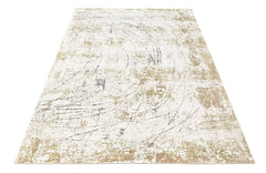 9x12 Ivory, Moss, Slate Color Power Loom Oushak Wool Modern Oriental Rug