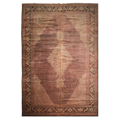 12x18 Black, Rust, Rose Color Hand Knotted Sino Persian Wool & Silk Traditional Oriental Rug