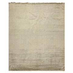 8x10 Moss, Ivory, Color Hand Knotted Bokhara New Zealand Wool Modern & Contemporary Oriental Rug