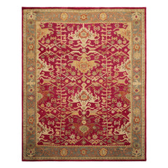 Multi Size Crimson Aqua Beige Color Hand Tufted  Wool Traditional Oriental Rug