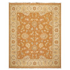 8x10 Caramel, Beige, Taupe Color Hand Knotted Soumak Wool Traditional Oriental Rug
